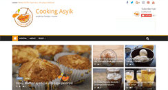 Desktop Screenshot of cookingasyik.com