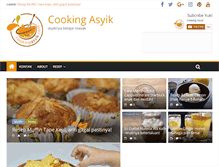 Tablet Screenshot of cookingasyik.com
